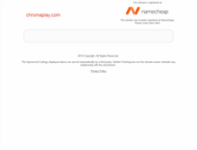 Tablet Screenshot of chromaplay.com